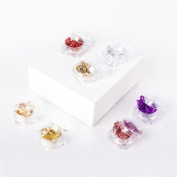 SET PAPEL ORO DE COLORES 6 PCS - Image 2