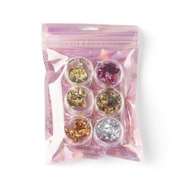 SET PAPEL ORO DE COLORES 6 PCS - Image 3
