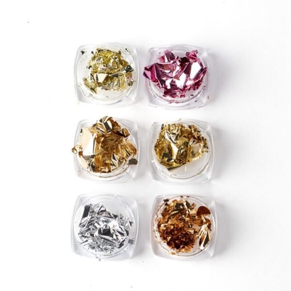 SET PAPEL ORO DE COLORES 6 PCS - Image 4