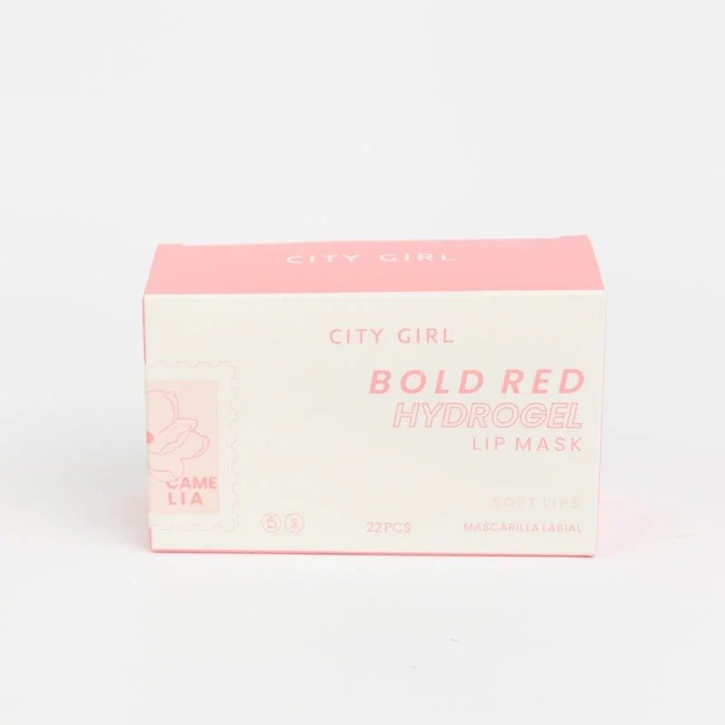 MASCARILLA PARA LABIOS BOLD RED 22PCS