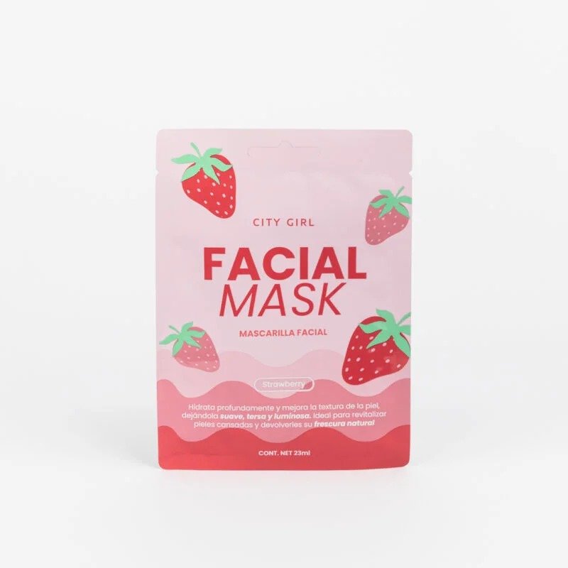 MASCARILLA FACIAL DE FRUTILLA