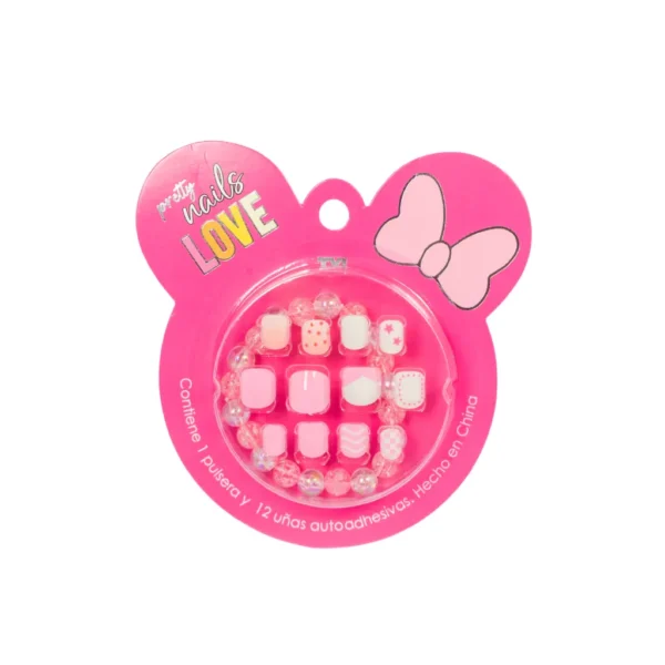 UÑAS POSTIZAS KIDS - LOVE PRETTY NAILS