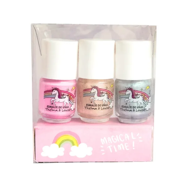SET MINI ESMALTES UNICORNIO x3