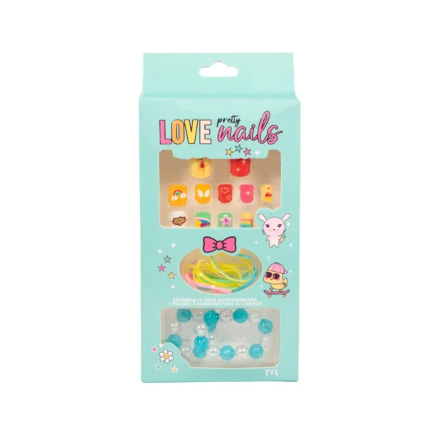 SET DE UÑAS POSTIZAS KIDS